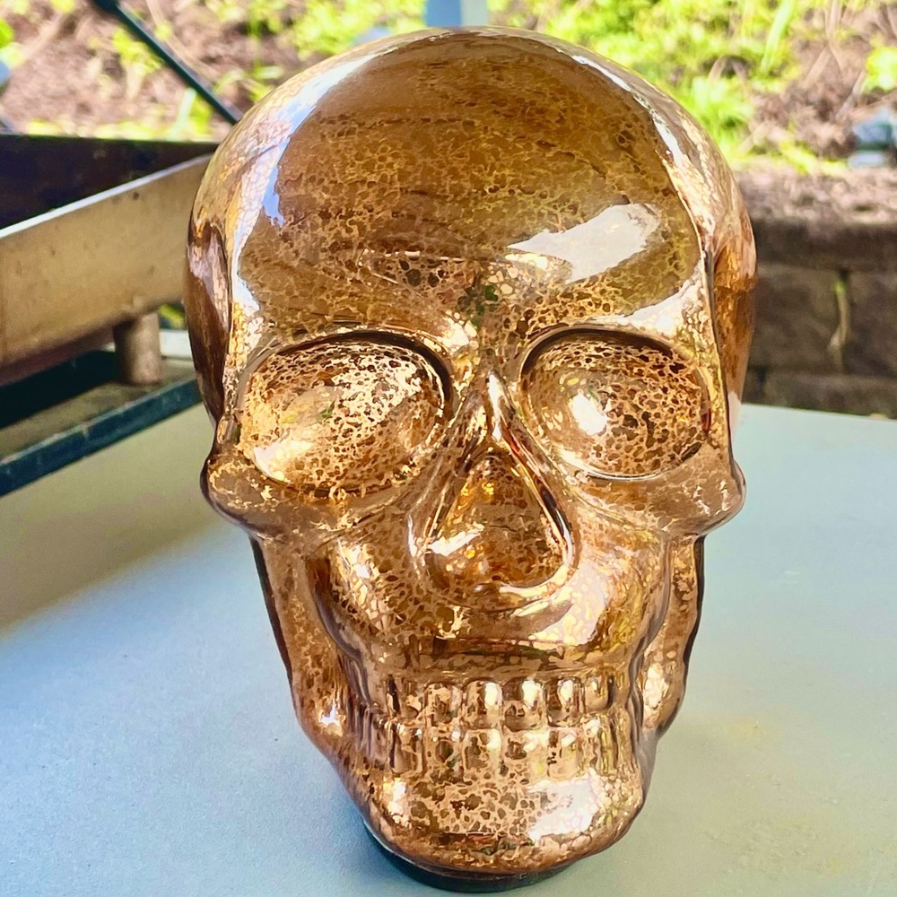 Glass skull Decor
